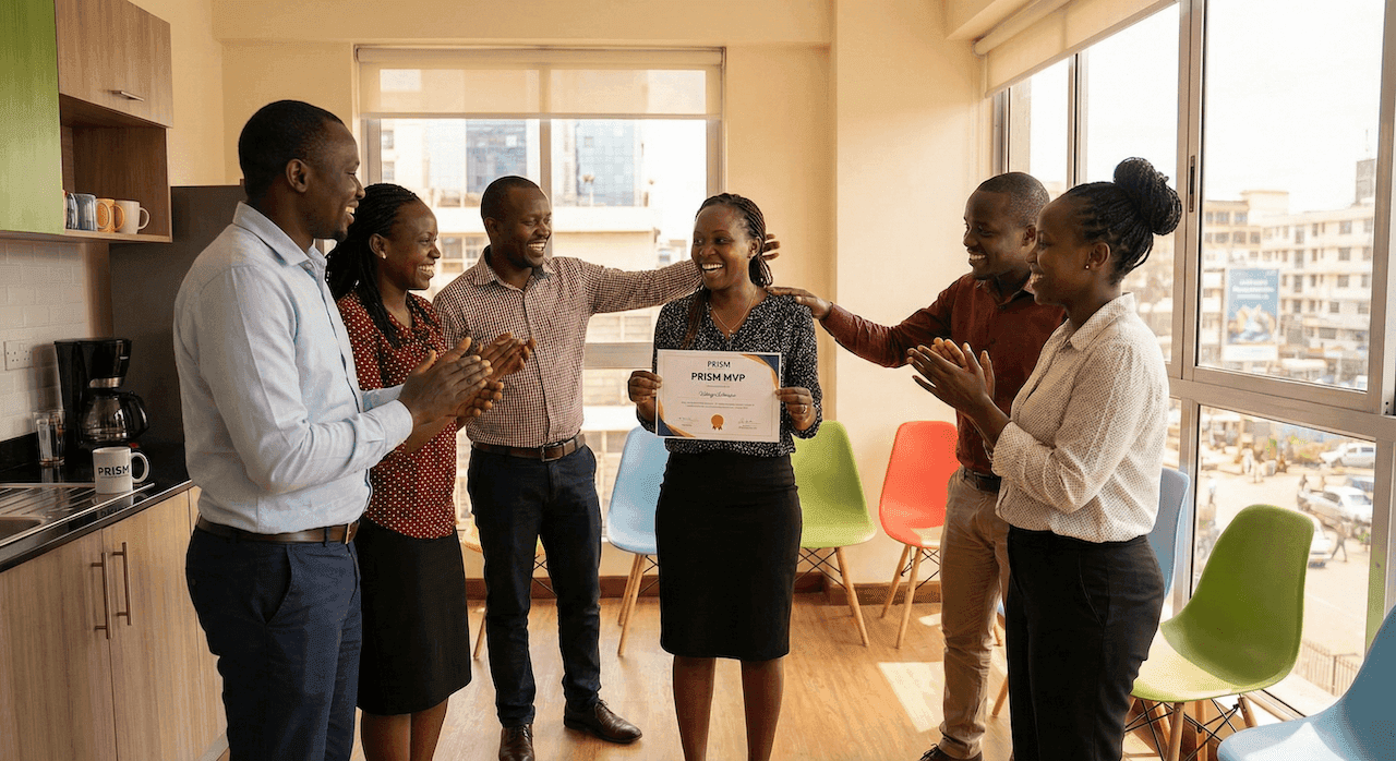 An employee recognition award